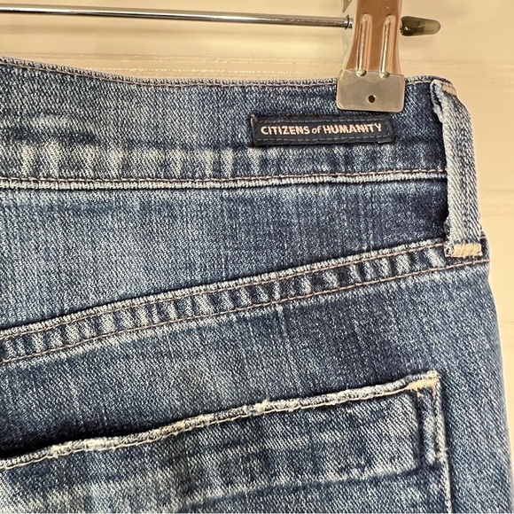 Citizens of Humanity Women's Jeans Size 26 Dani Cropped Straight Leg Stretch - Picture 4 of 13